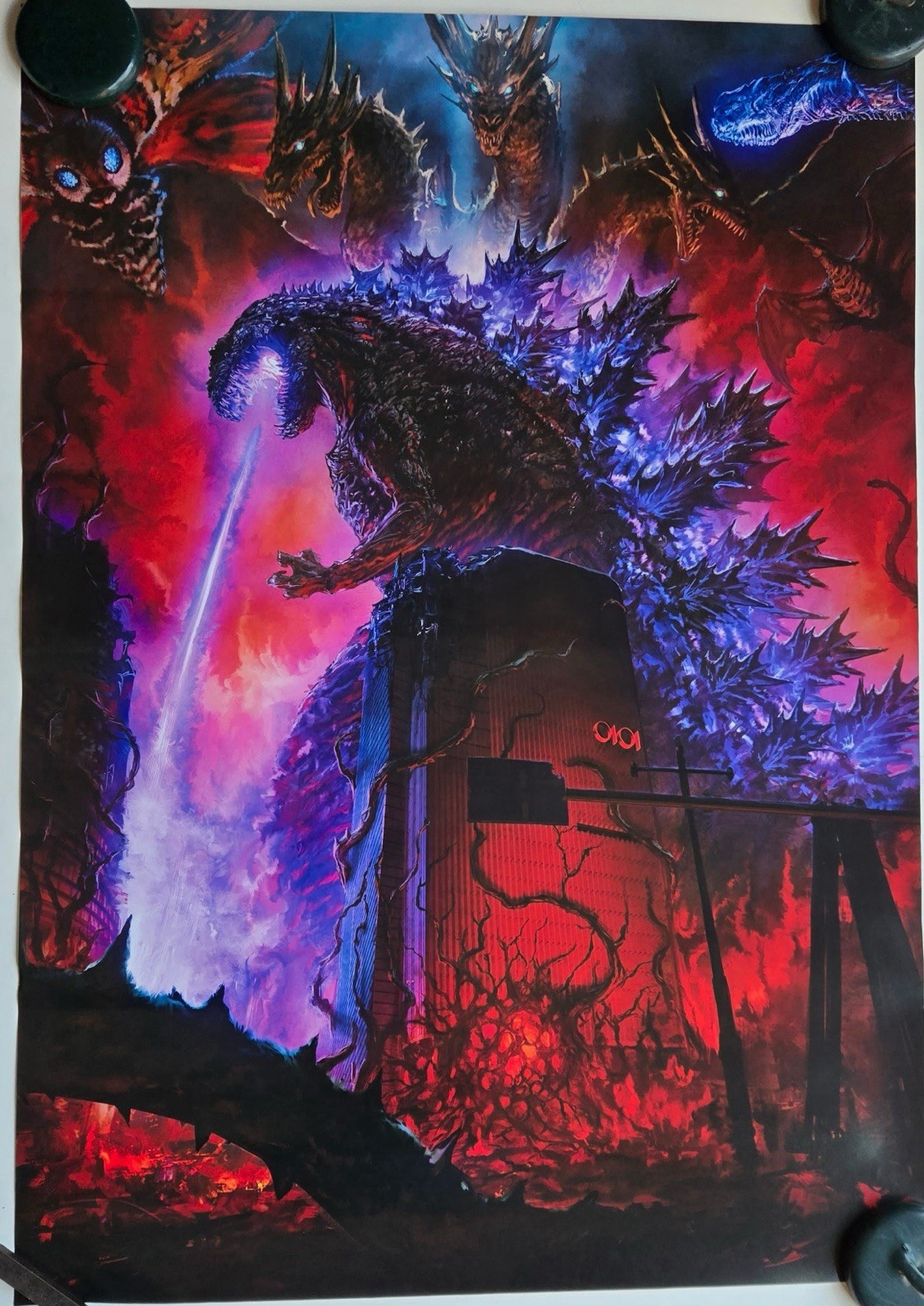 Toho Godzilla Store Tokyo Poster King of Monsters by Kouji Tajima