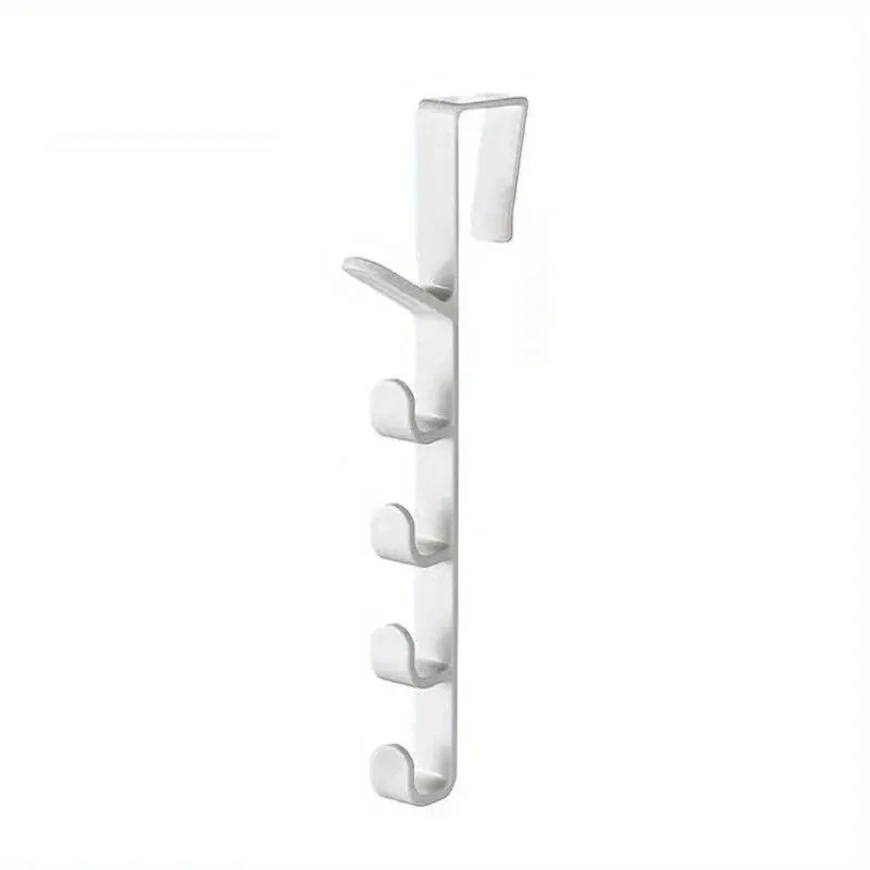 Over The Door Hook Hanger 5 Hooks Rack Plastic Clothes Coat Hat Bag Towel Holder Over The Door Hook Hanger 5 Hooks Rack Plastic Clothes Coat Hat Bag Towel Holder