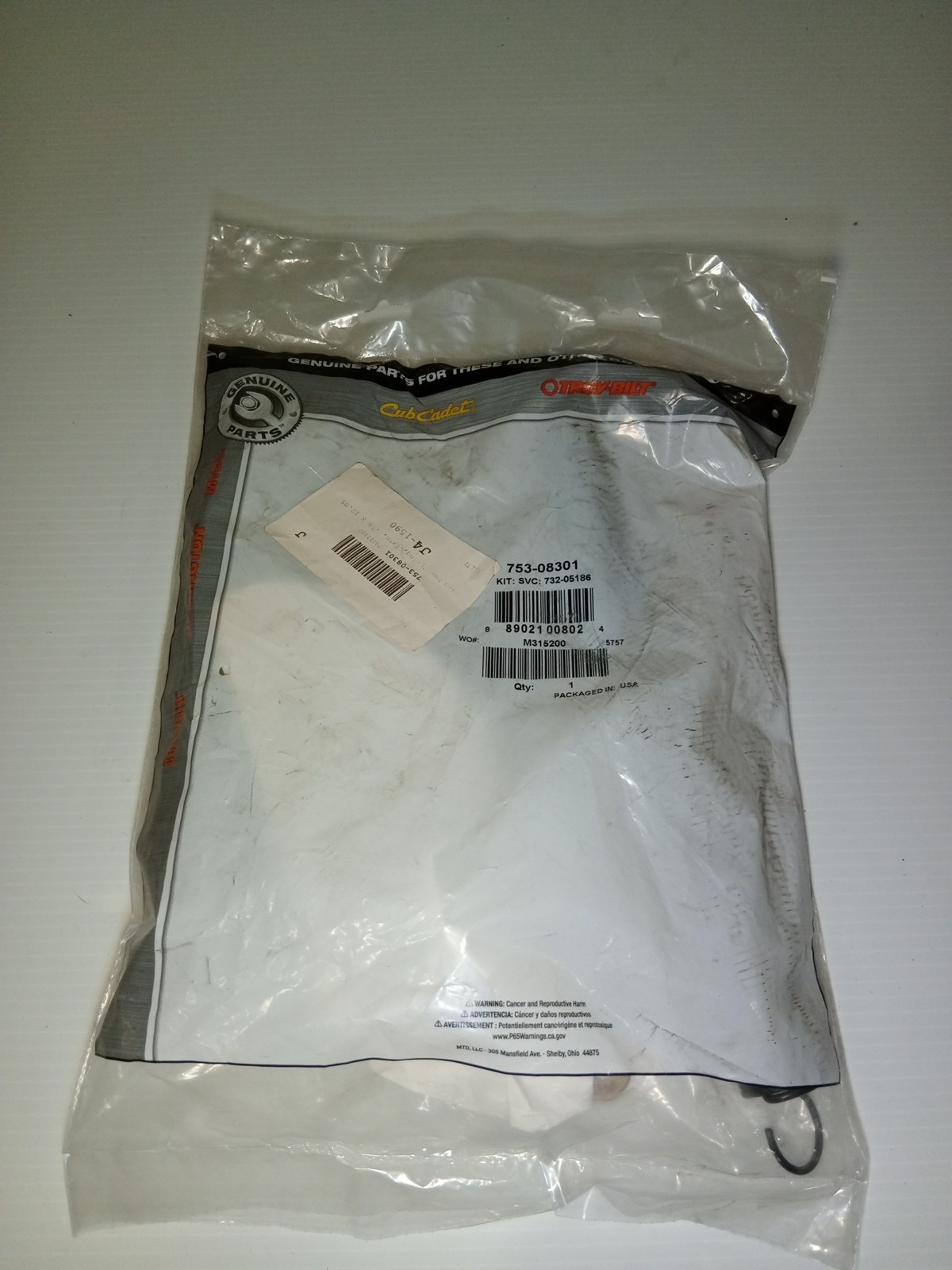 NOS OEM MTD Service kit 753-08301 deck idler spring
