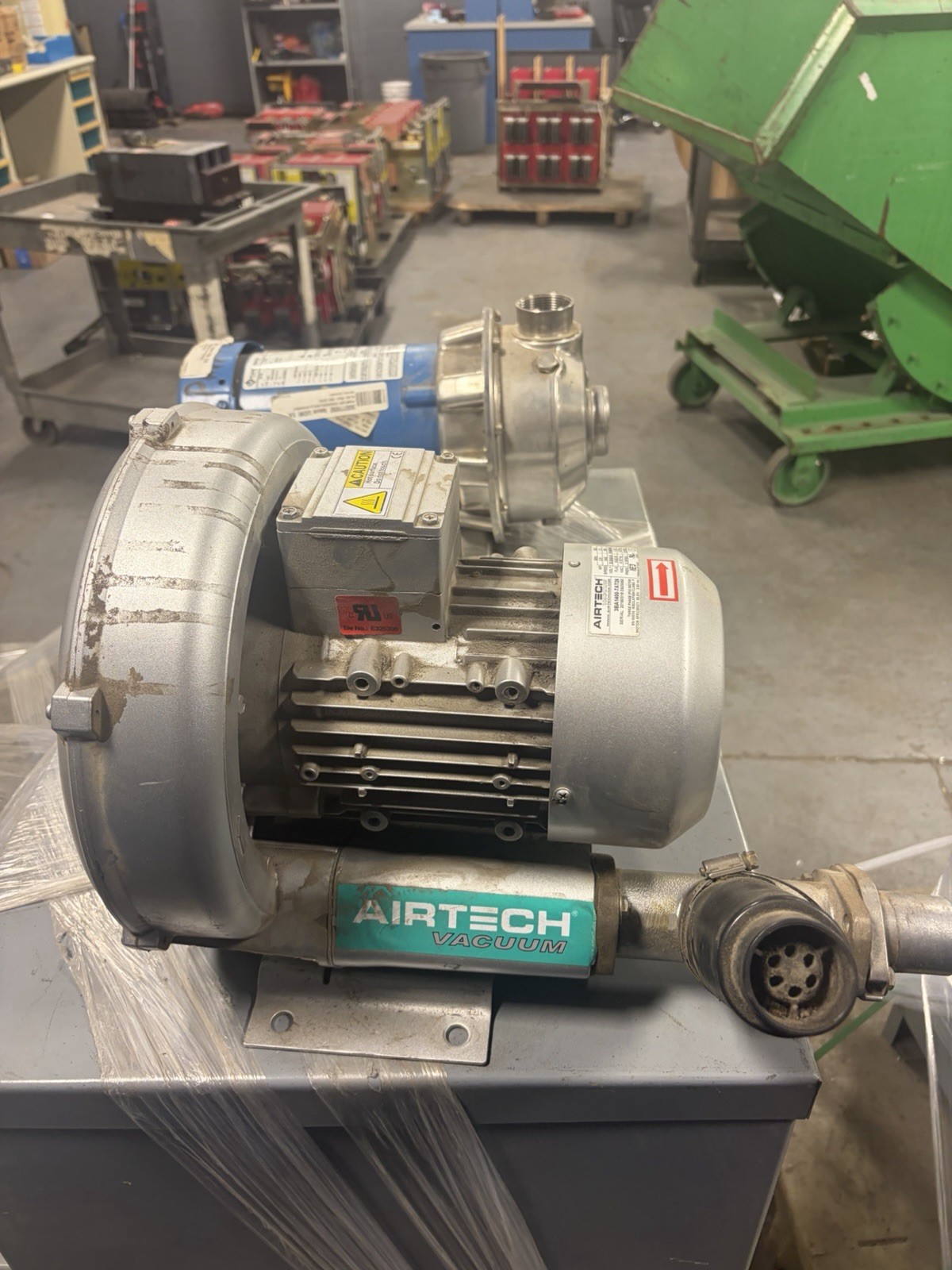 AIRTECH 3BA1400-7AT26 Vacuum Regenerative Blower 2BH1400-7AH26 USED