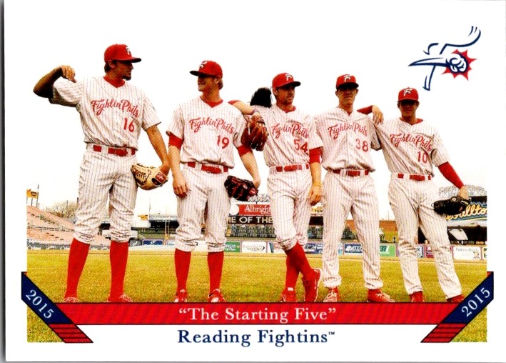 2015 Grandstand Reading Fightin Phils #NNO The Starting Five 2015 Grandstand Reading Fightin Phils #NNO The Starting Five