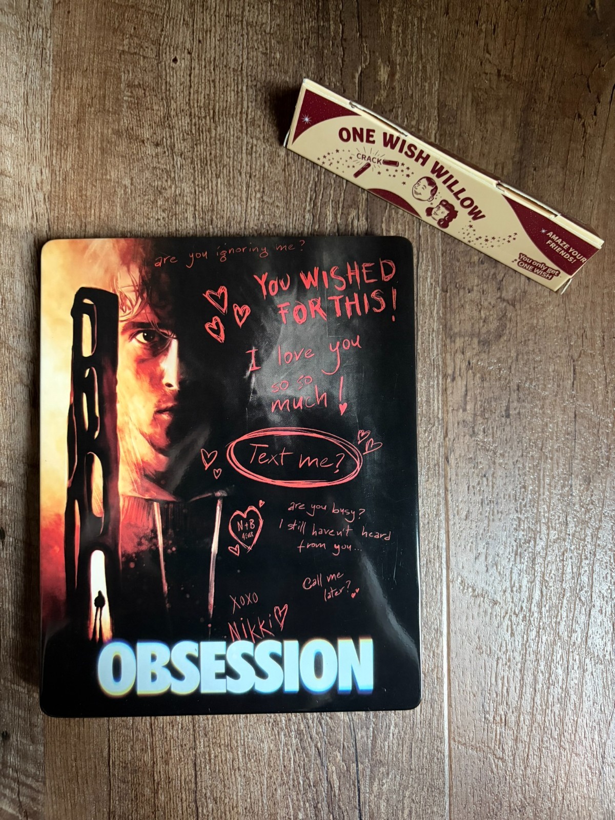 Custom Obsession Glossy Steelbook Case + One Wish Willow [G2] *NEW* NO DISC(S)