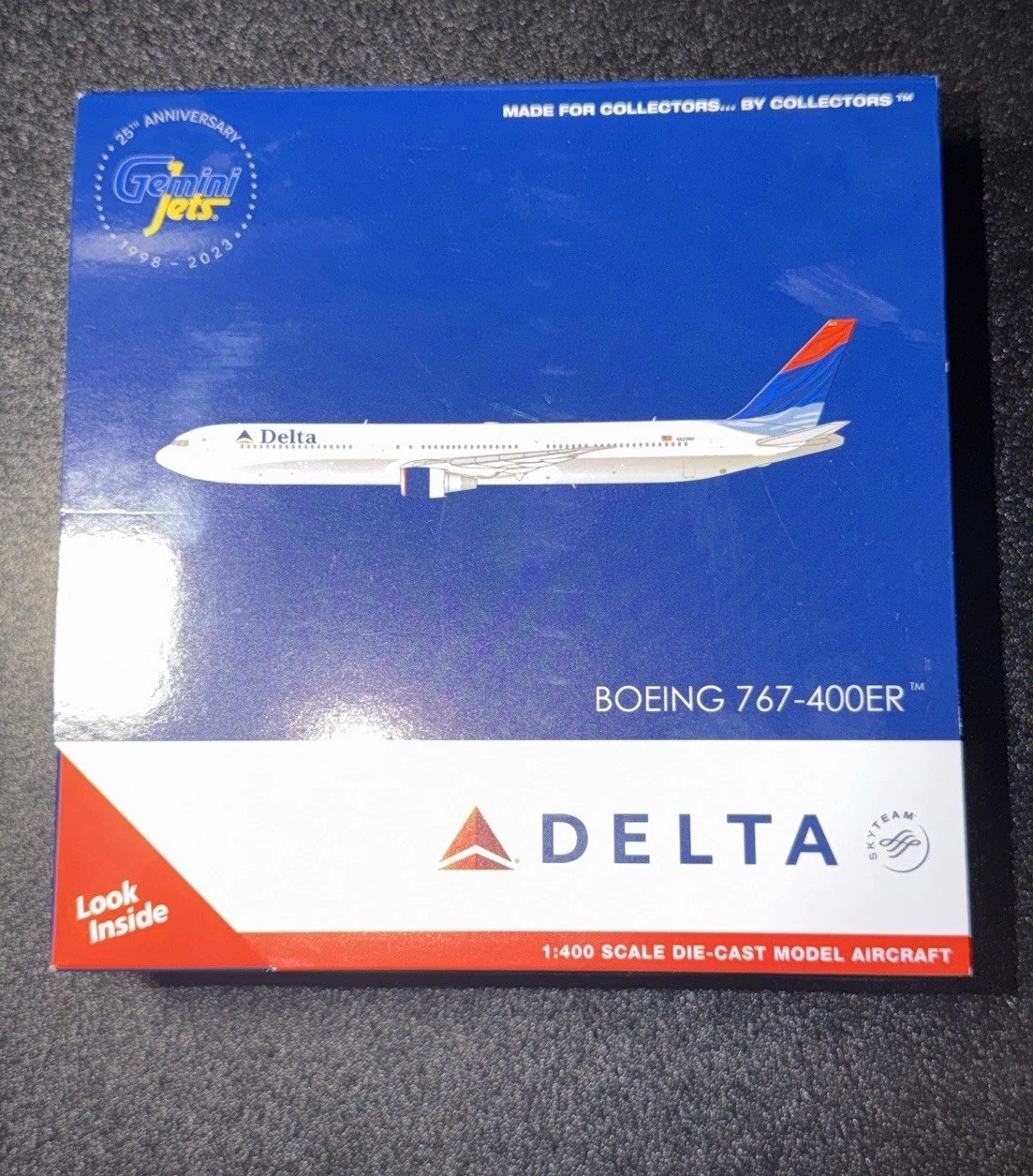 GeminiJets Delta Boeing 767-400ER old livery
