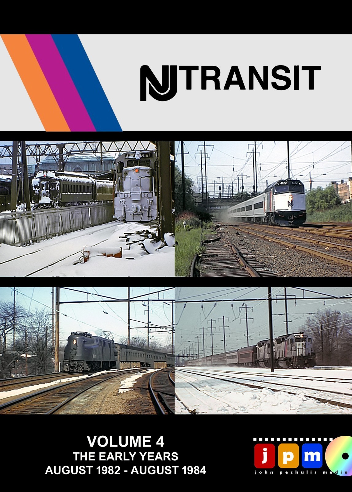 New Jersey Transit Volume 4 DVD JPM August 1982 to August 1984