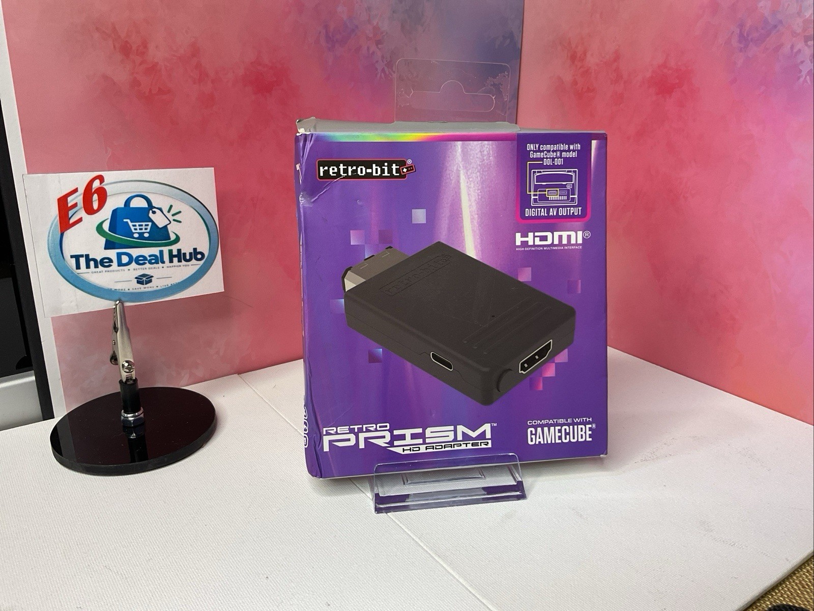 Retro-Bit Prism HDMI Adapter for Gamecube - Black (RB-GC-3063) A13 Retro-Bit Prism HDMI Adapter for Gamecube - Black (RB-GC-3063) A13