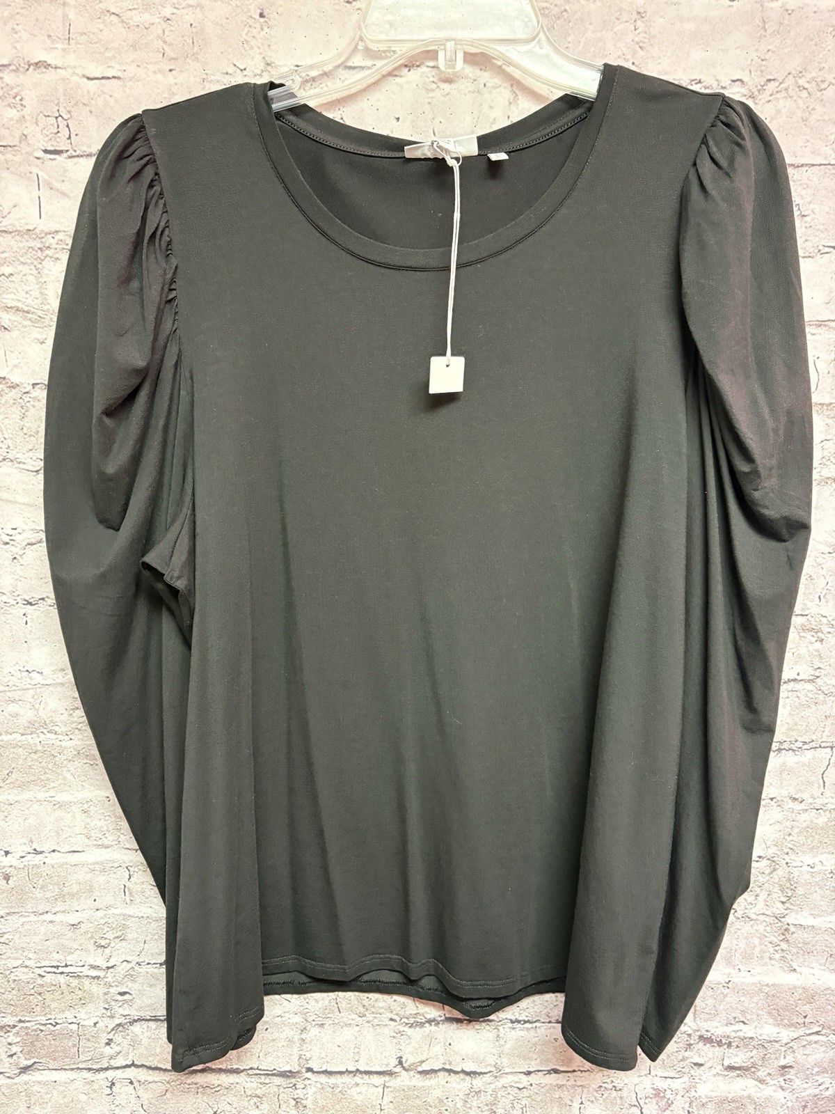 Chico’s Women’s Long Sleeve Black Size 3 Puffy Sleeve New Xl 