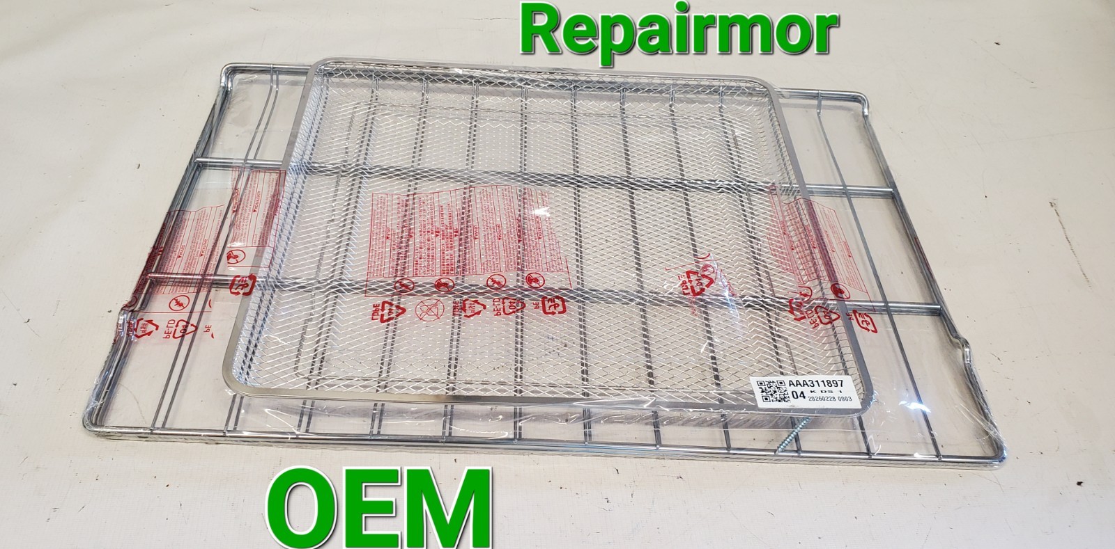 MHL64891807, MHL63411413 OEM Genuine LG Range Oven Rack Shelf 3pcs Set
