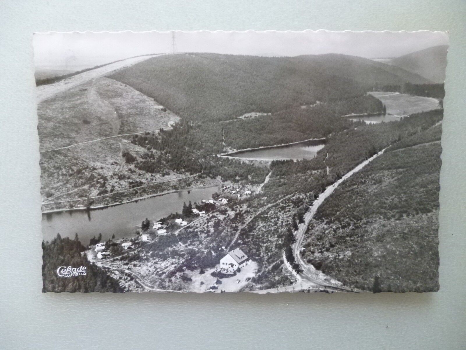Postcard Erwitte Westphalia 50/60s?? aerial view