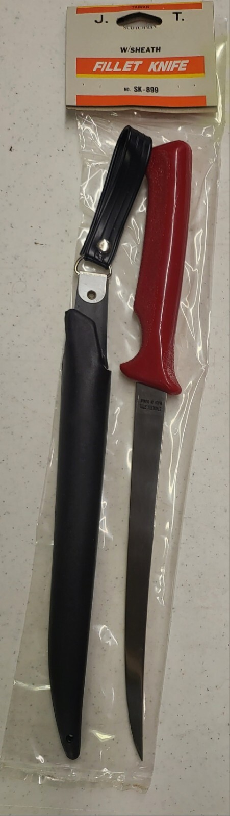 J. T. Scotchline Filet Knife with Sheath J. T. Scotchline Filet Knife with Sheath