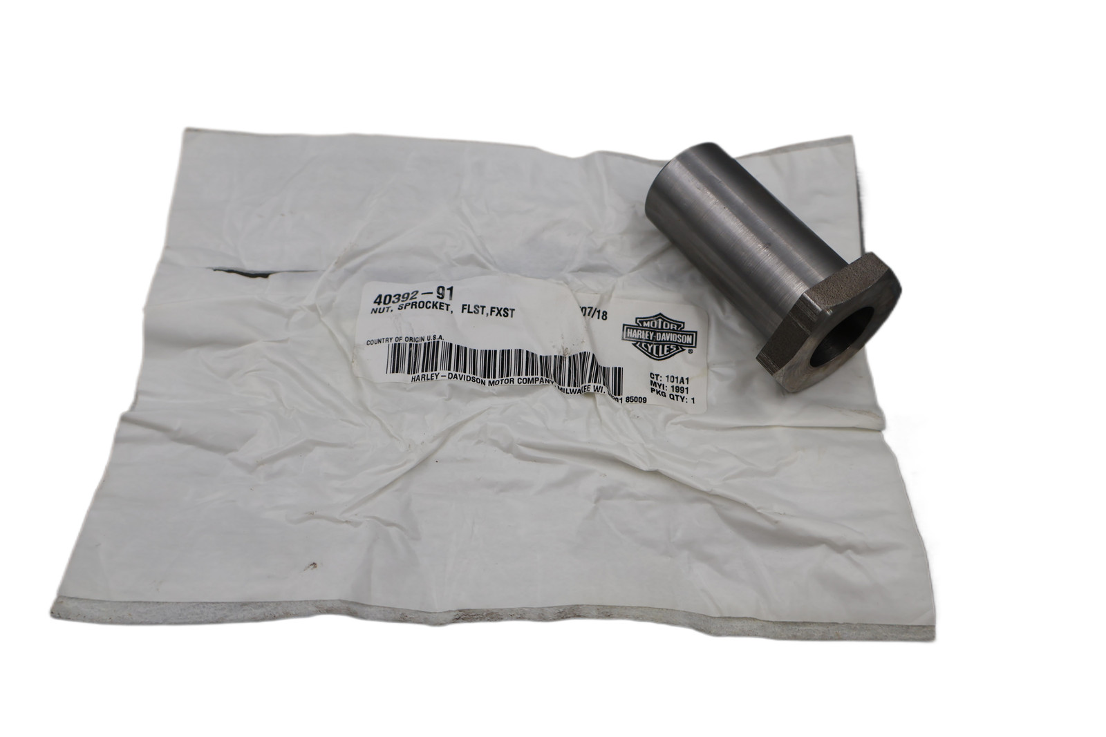 1991-2006 HARLEY COMPENSATOR NUT | SOFTAIL DYNA TOURING | NEW OEM | #40392-91 1991-2006 HARLEY COMPENSATOR NUT | SOFTAIL DYNA TOURING | NEW OEM | #40392-91