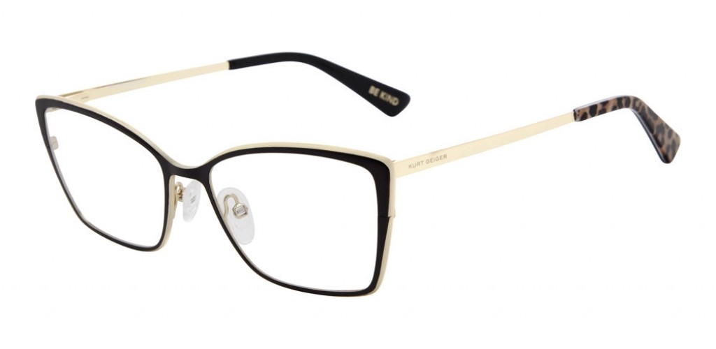 NEW Kurt Geiger KG L5007 Eyeglasses 0003 MTT BLACK 100% AUTHENTIC