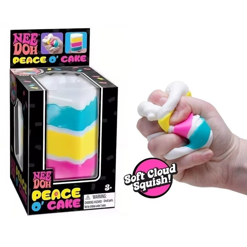 ULTRA RARE 🎂 Peace O’Cake Limited Edition Sensory Squeeze Toy For Ages 3 And Up