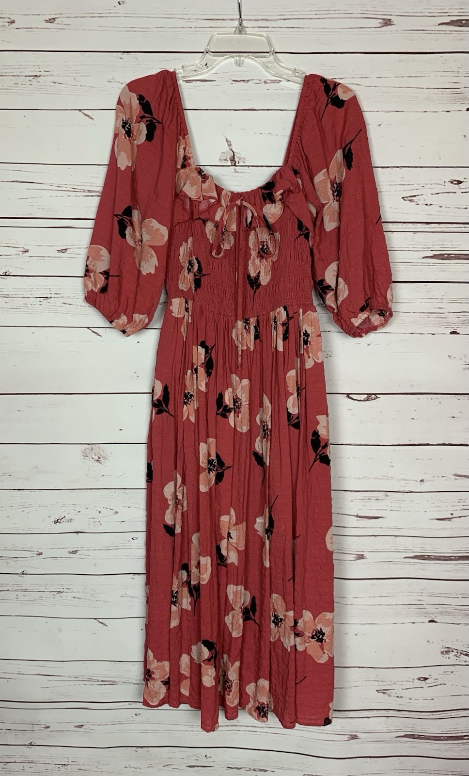 Easel Anthropologie Women’s S Small Floral 3/4 Sleeve Boho Long Maxi Cute Dress Easel Anthropologie Women’s S Small Floral 3/4 Sleeve Boho Long Maxi Cute Dress