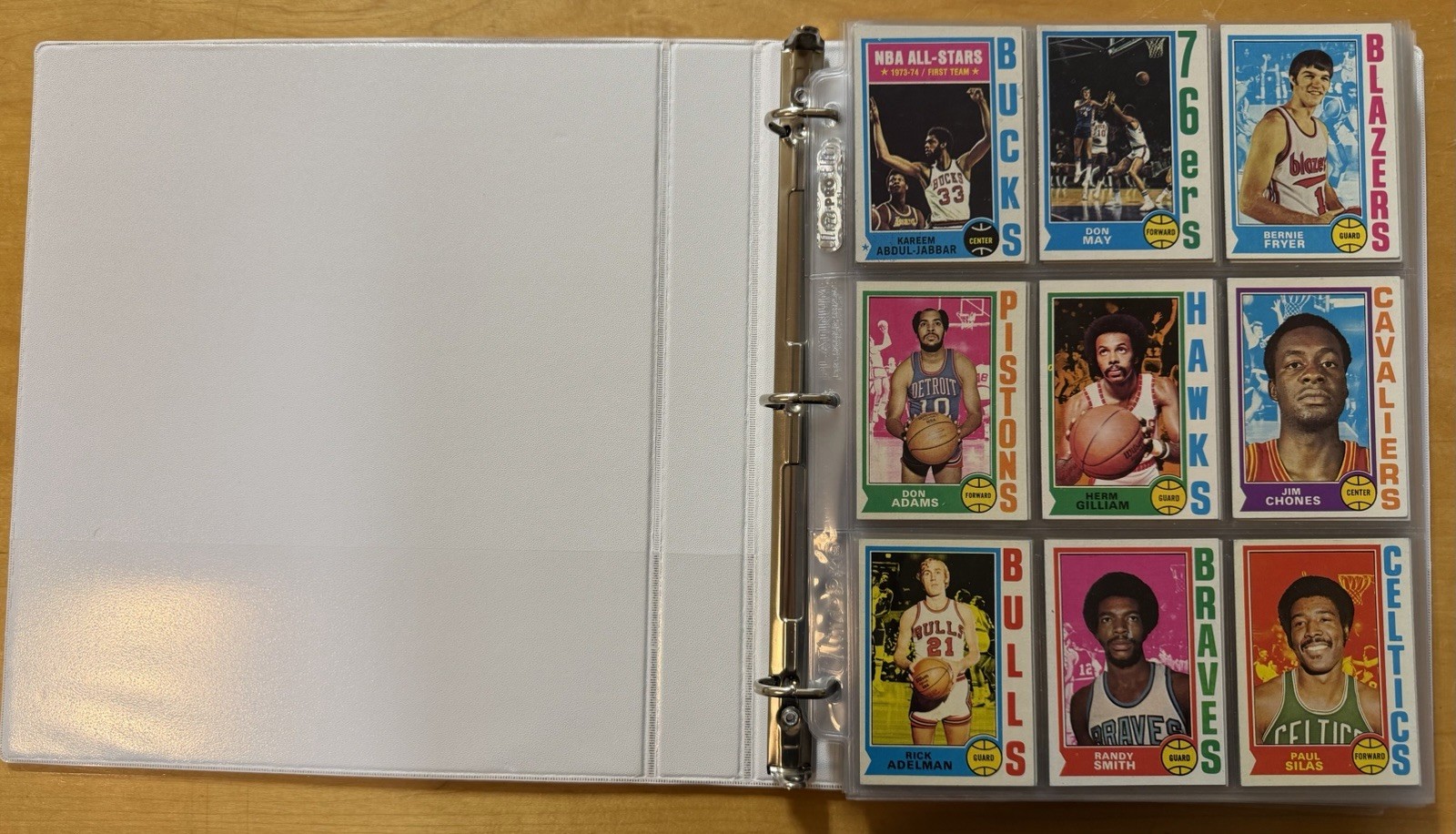 1974-75 Topps Basketball Complete Set 1-264  In New Binder Mostly EX-MT Read