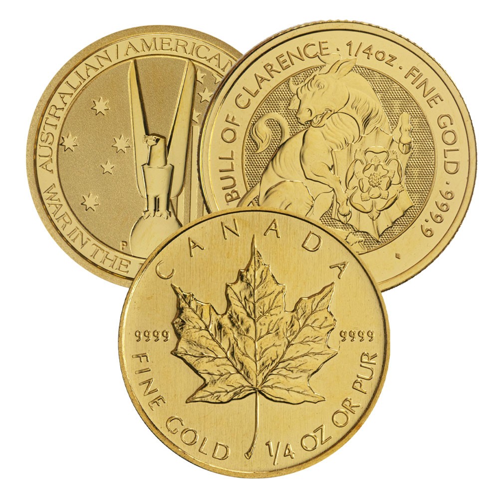 1/4 oz Gold Coin (Random Year, Varied Condition, Any Mint)