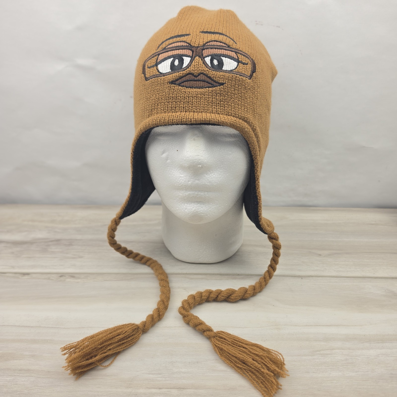 M & M Y2K Knitted Hat Cap Ear Flap Braid Beanie Winter Hat Kids Child’s One Size M & M Y2K Knitted Hat Cap Ear Flap Braid Beanie Winter Hat Kids Child’s One Size