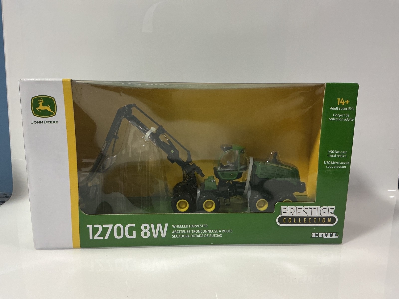 1:50 ERTL PRESTIGE JOHN DEERE 1270G 8W  WHEELED HARVESTER #LP 64453