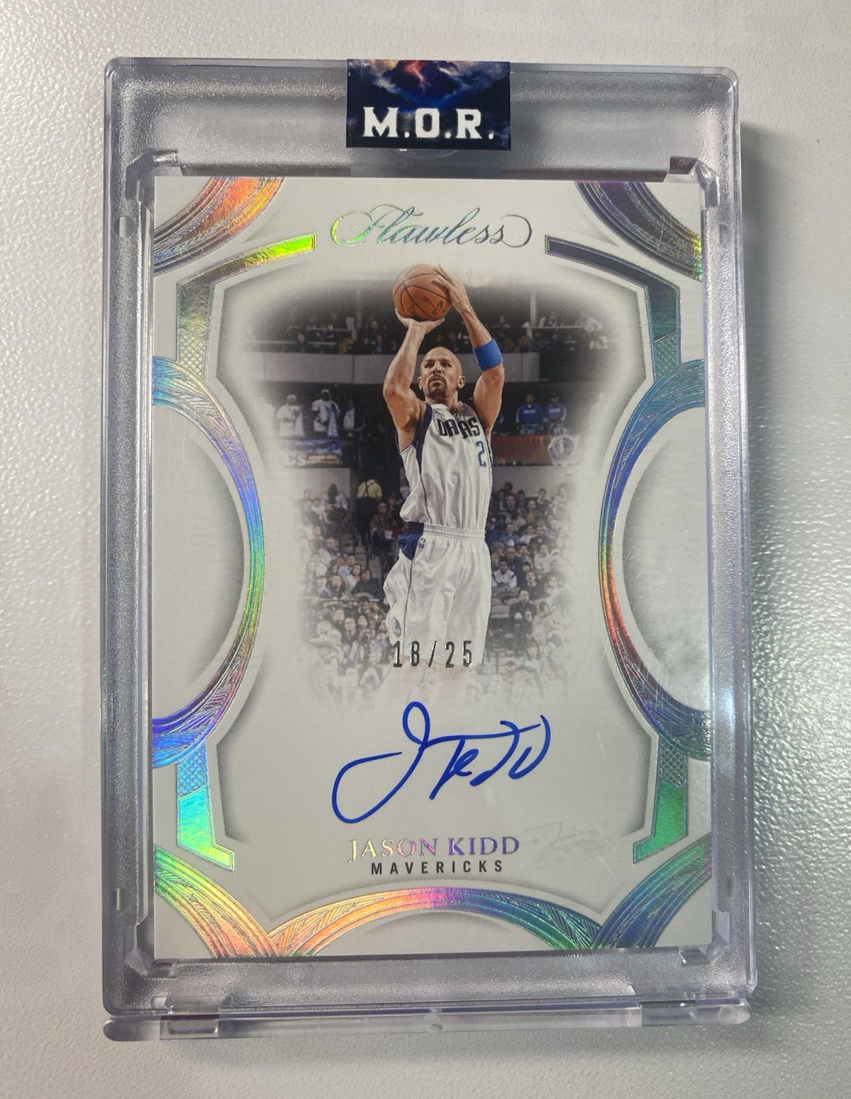 Panini 2024-25 Flawless Frame Signatures Jason Kidd Mavericks #FFR-JKM Auto /25