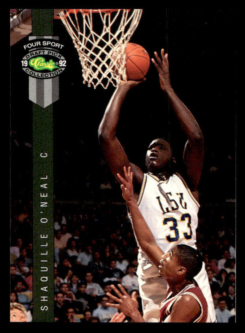 1992 Classic Four Sport #1 Shaquille O\'Neal 1992 Classic Four Sport #1 Shaquille O\'Neal