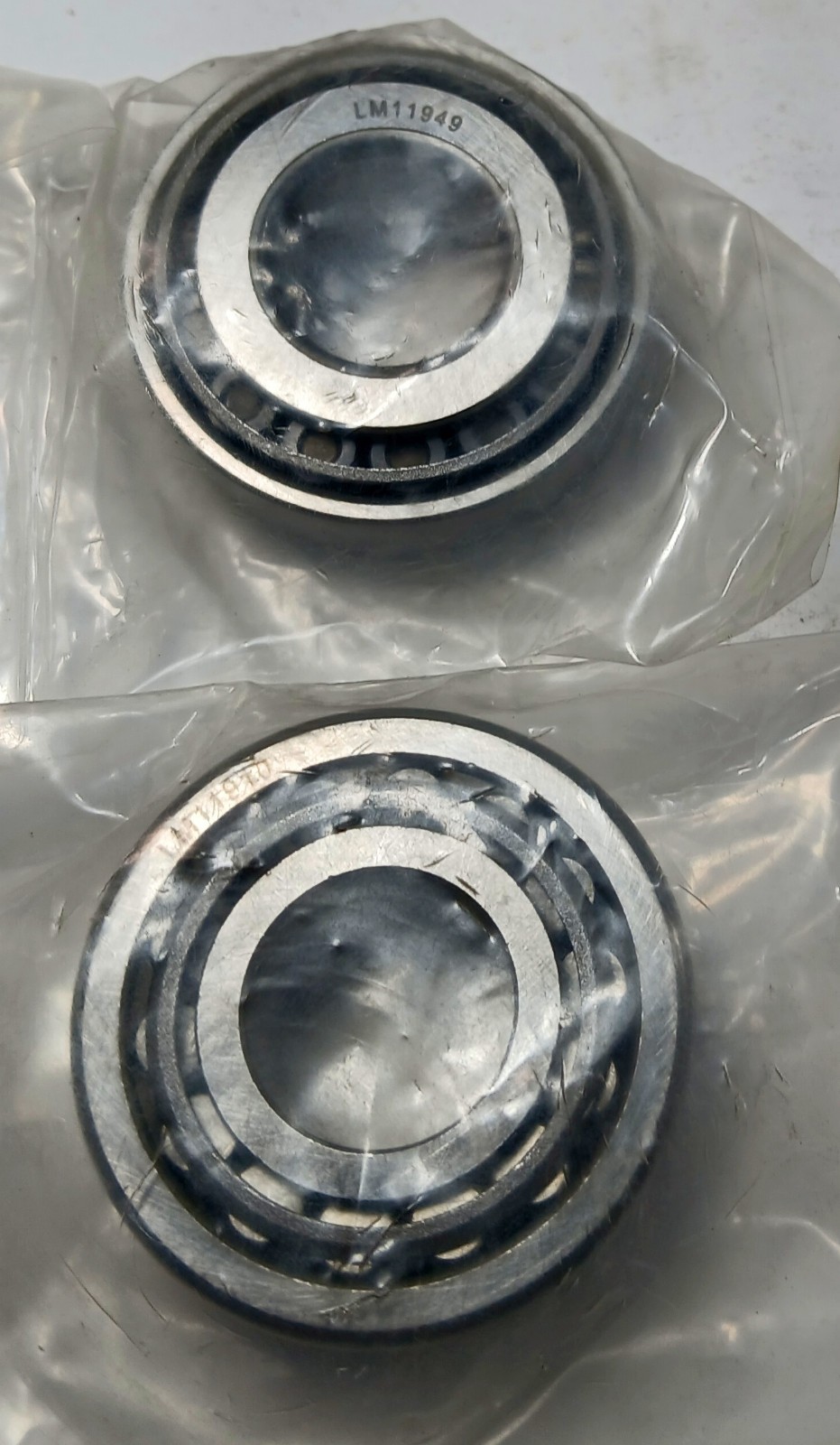 2 NEW UNBRANDED LM11949/LM11910 TAPER ROLLER BEARING ASSEMBLIES NNB *MAKE OFFER*