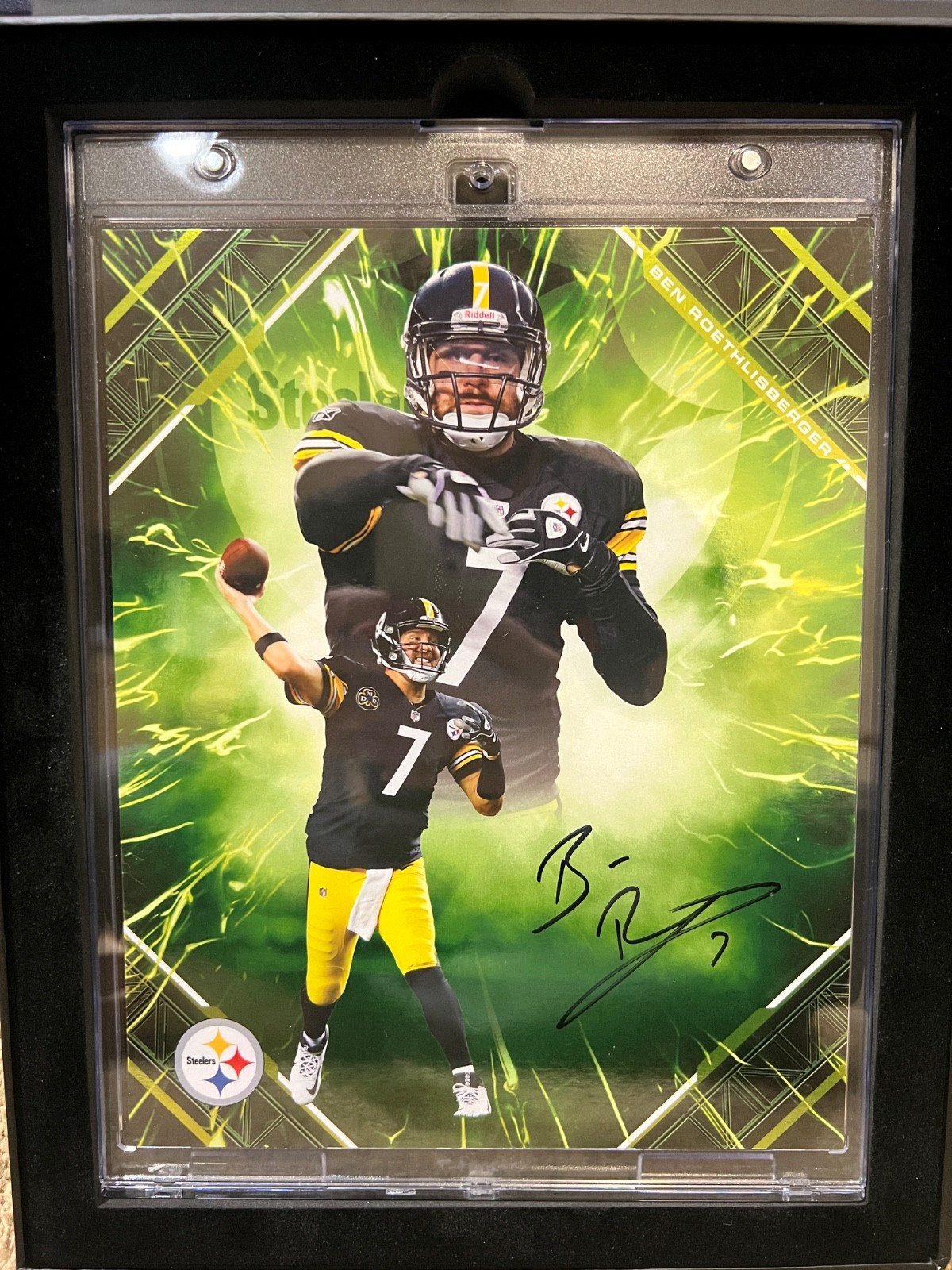 2025 Fanatics Under Wraps Emanate Football Ben Roethlisberger STEELERS Auto /99