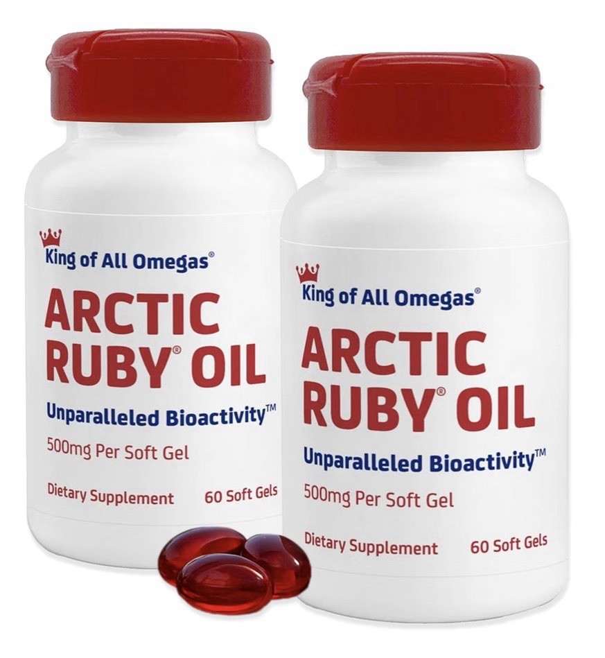 2 Pack Immunocorp Arctic Ruby Oil Omega 3 Astaxanthin Calanus Oil For Women, Men