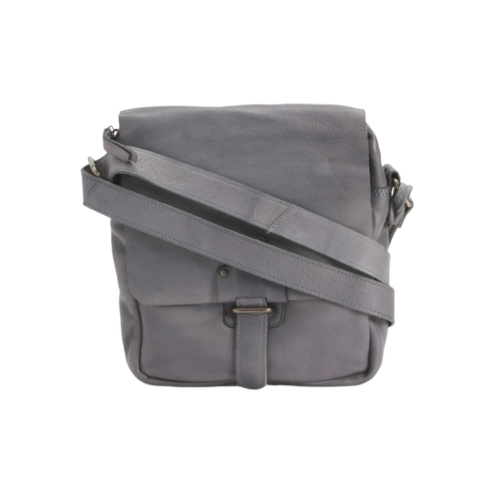 HARBOUR 2ND WOMEN\'S LETHER CROSSBODY MESSENGER BAG GRAY HARBOUR 2ND WOMEN\'S LETHER CROSSBODY MESSENGER BAG GRAY