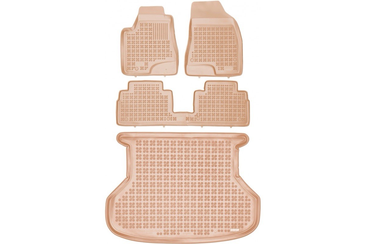 REZAW-PLAST Floor Mats & Cargo Mat Set for Lexus RX330 RX350 RX400h 2004-2009