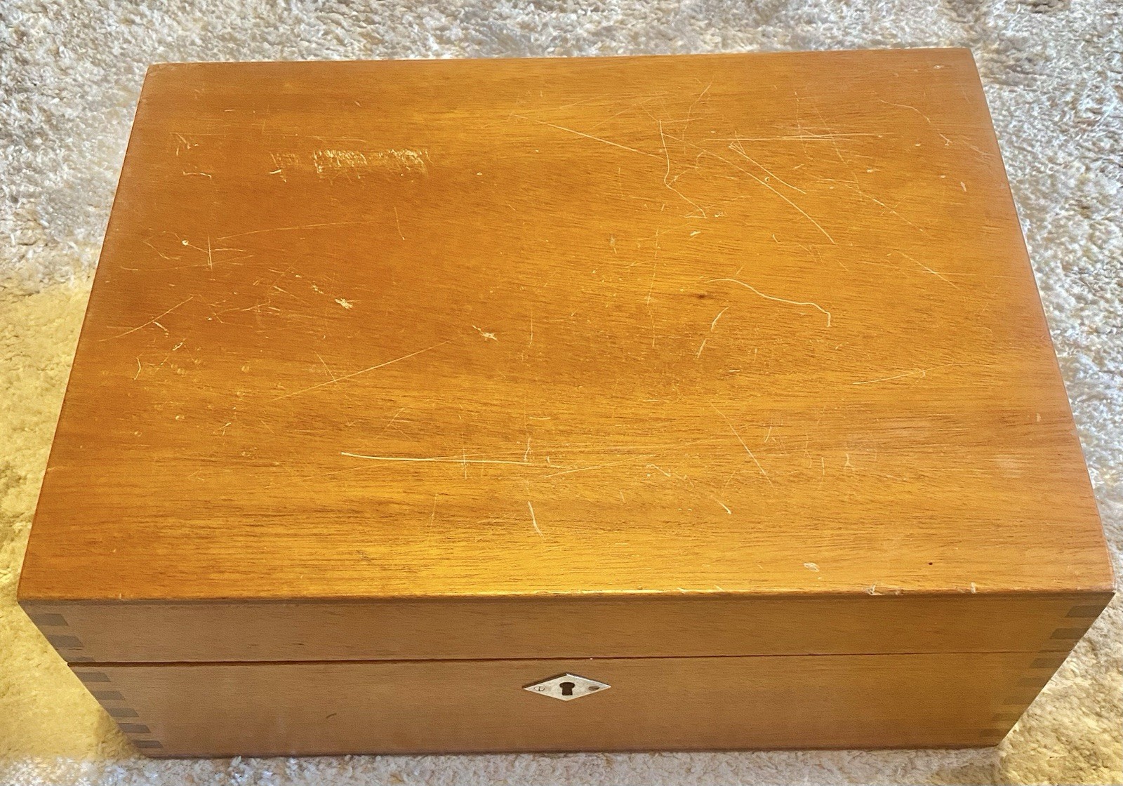 ANTIQUE ERNST LEITZ WETZLAR GERMANY ORIGINAL MICROSCOPE WOODEN EMPTY BOX CASE ANTIQUE ERNST LEITZ WETZLAR GERMANY ORIGINAL MICROSCOPE WOODEN EMPTY BOX CASE