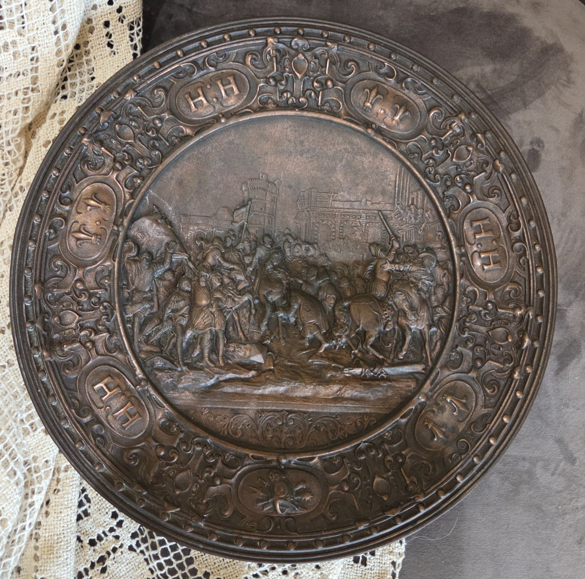 VTG. 19th C. GERMAN BRONZE 12.5\