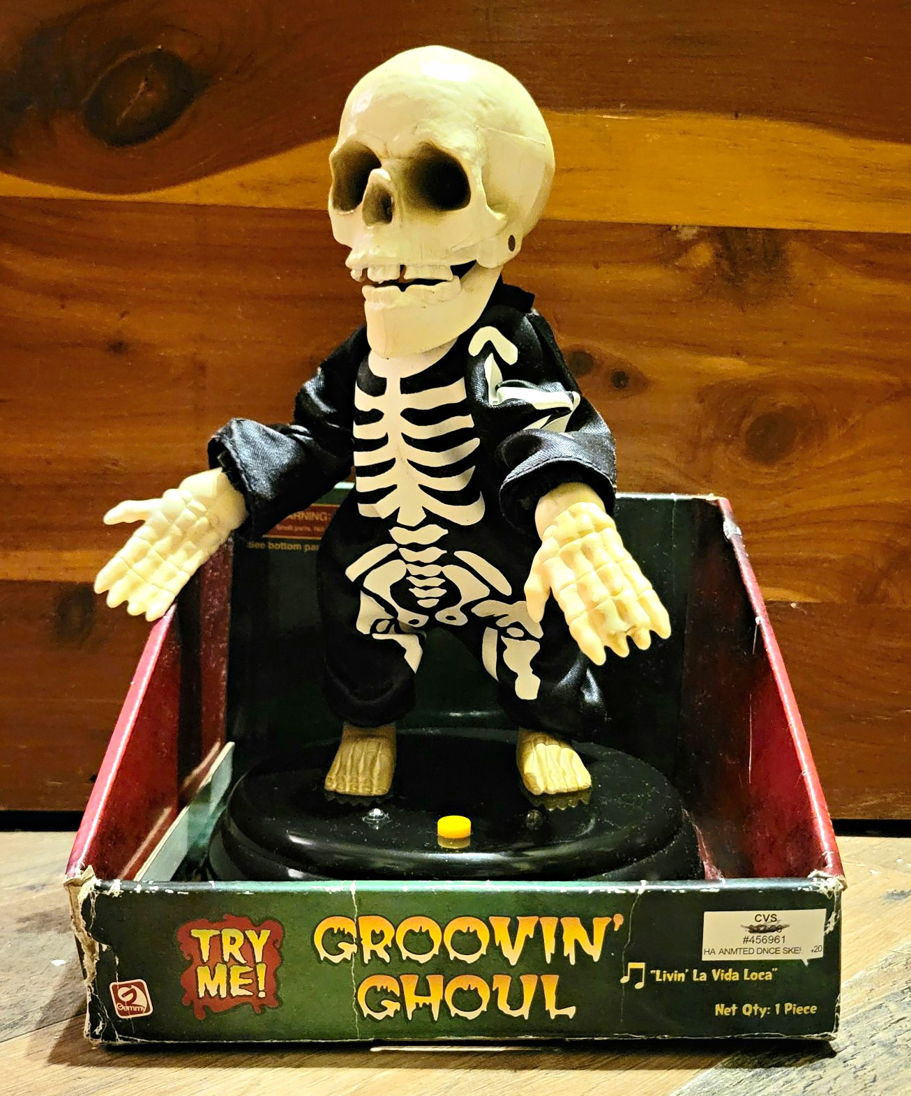Gemmy Groovin' Ghoul Animated Dancing Skeleton Halloween Figure Prop 27420