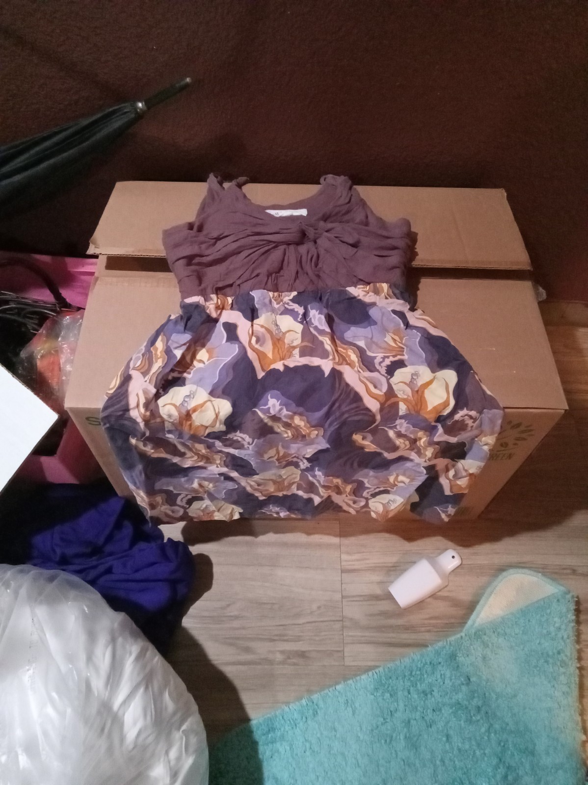 Beautiful mixed-media dress from Lilka (sold at Anthropologie)