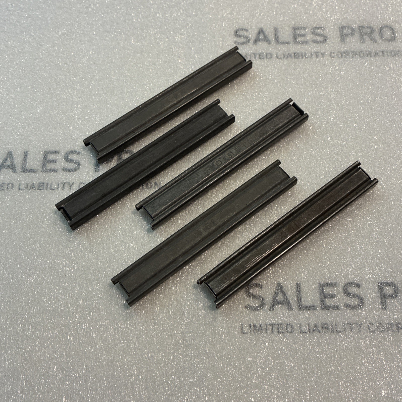Five (5) Pack Original Military Mauser C96 Broomhandle 8 Round Stripper Clips
