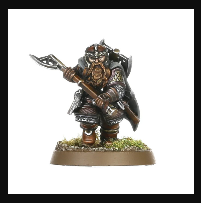 Gimli Dwarf Fighter Elf Three Hunters Middle Earth Strategy Battle Lord Rings