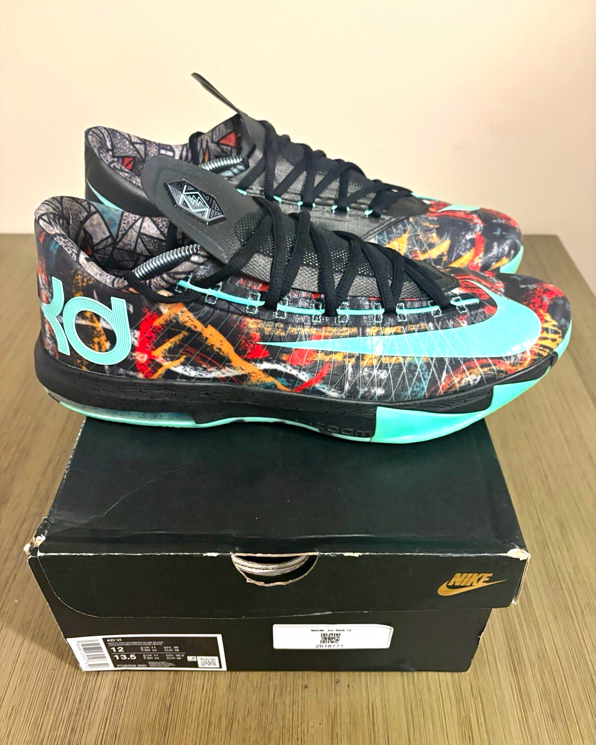 Nike KD 6 Low Top All Star Illusion - size 12m - OG box Nike KD 6 Low Top All Star Illusion - size 12m - OG box