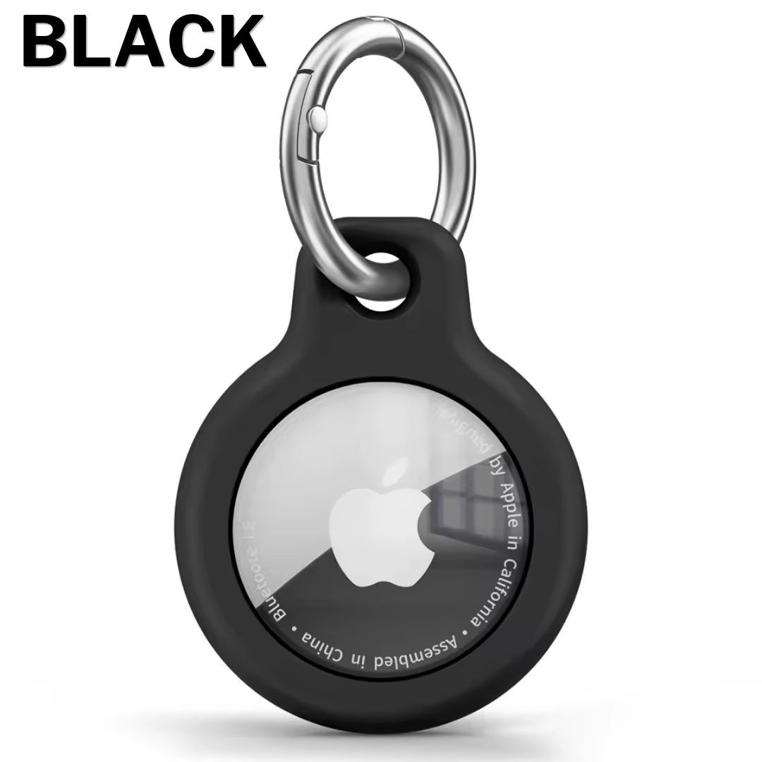 Waterproof Airtag Holder with Apple Airtags Keychain, Hard PC Air Tag Case
