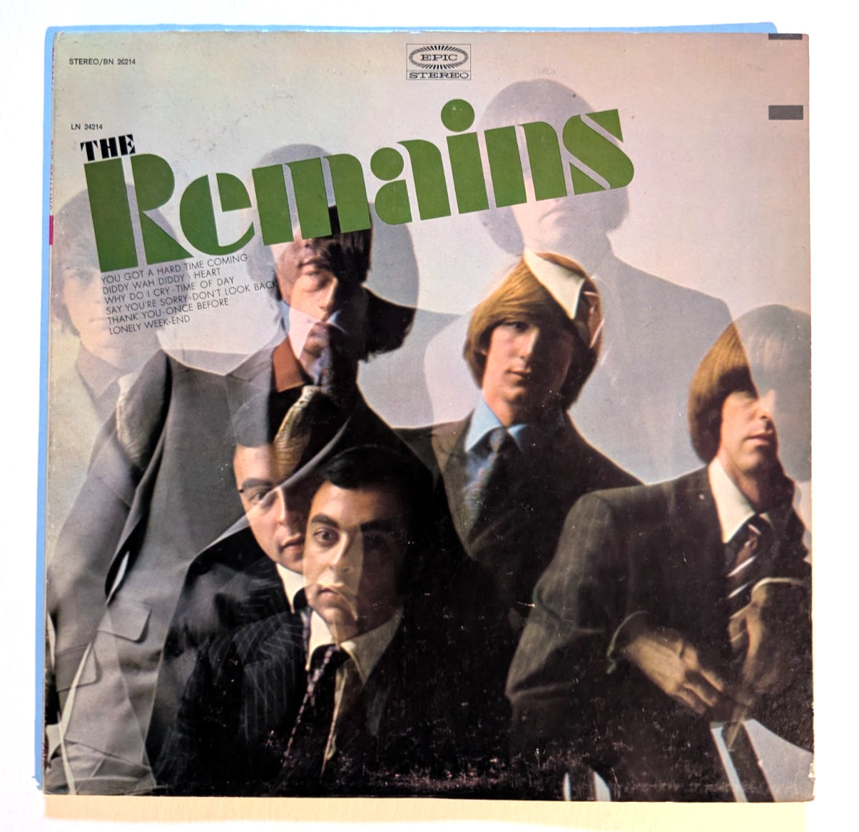 The Remains – Super Rare Promo Epic – BN 26214 LP US 1966 ORIGINAL The Remains – Super Rare Promo Epic – BN 26214 LP US 1966 ORIGINAL