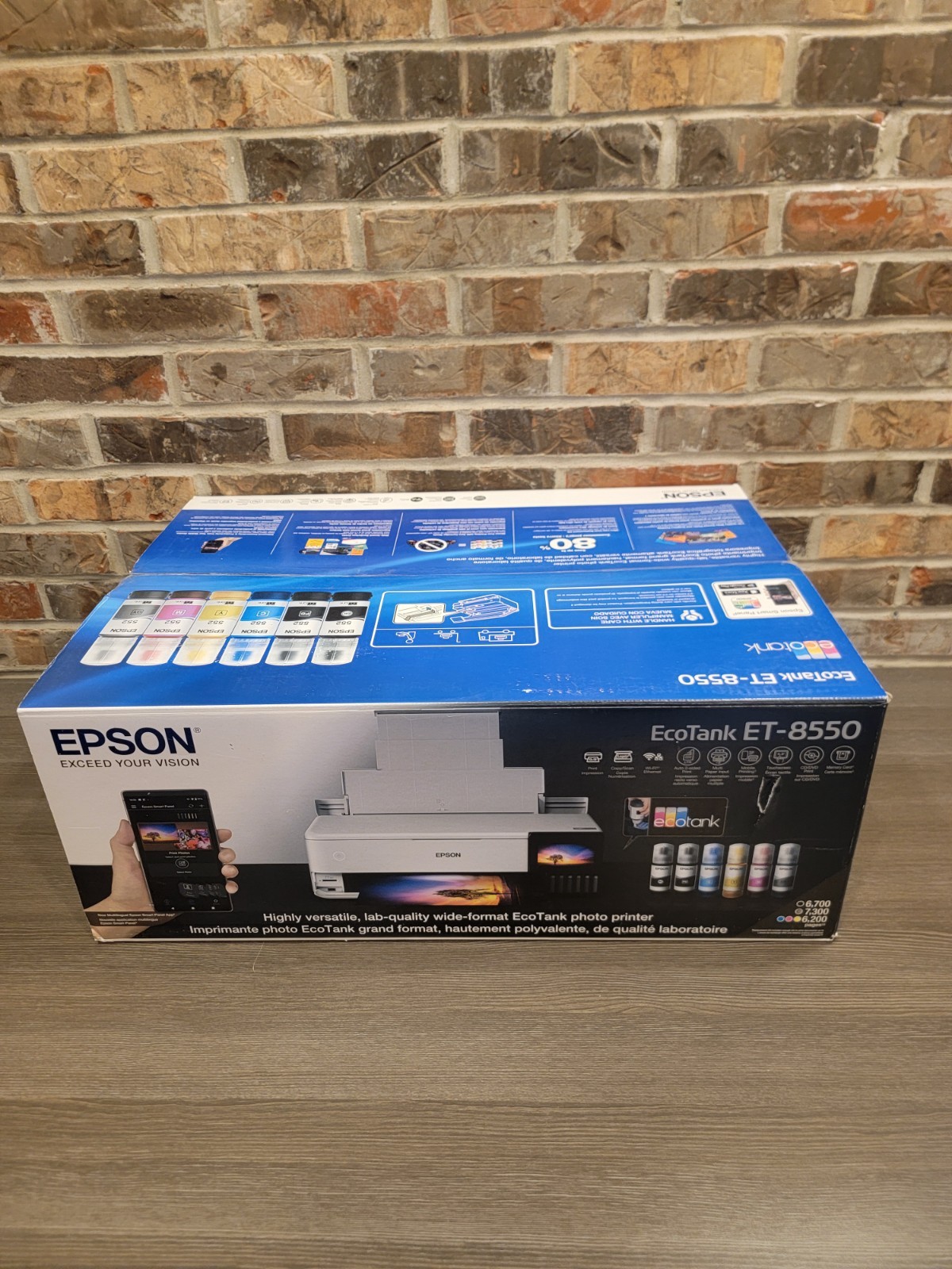 As Is Epson EcoTank Photo ET-8550 Color Inkjet All-In-One error 034004
