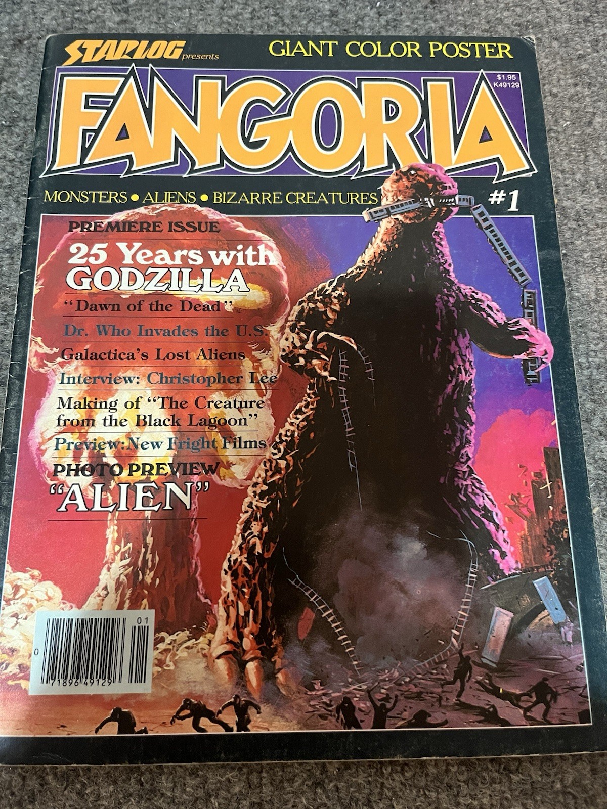 Fangoria Magazine Premiere Issue #1 Without Poster