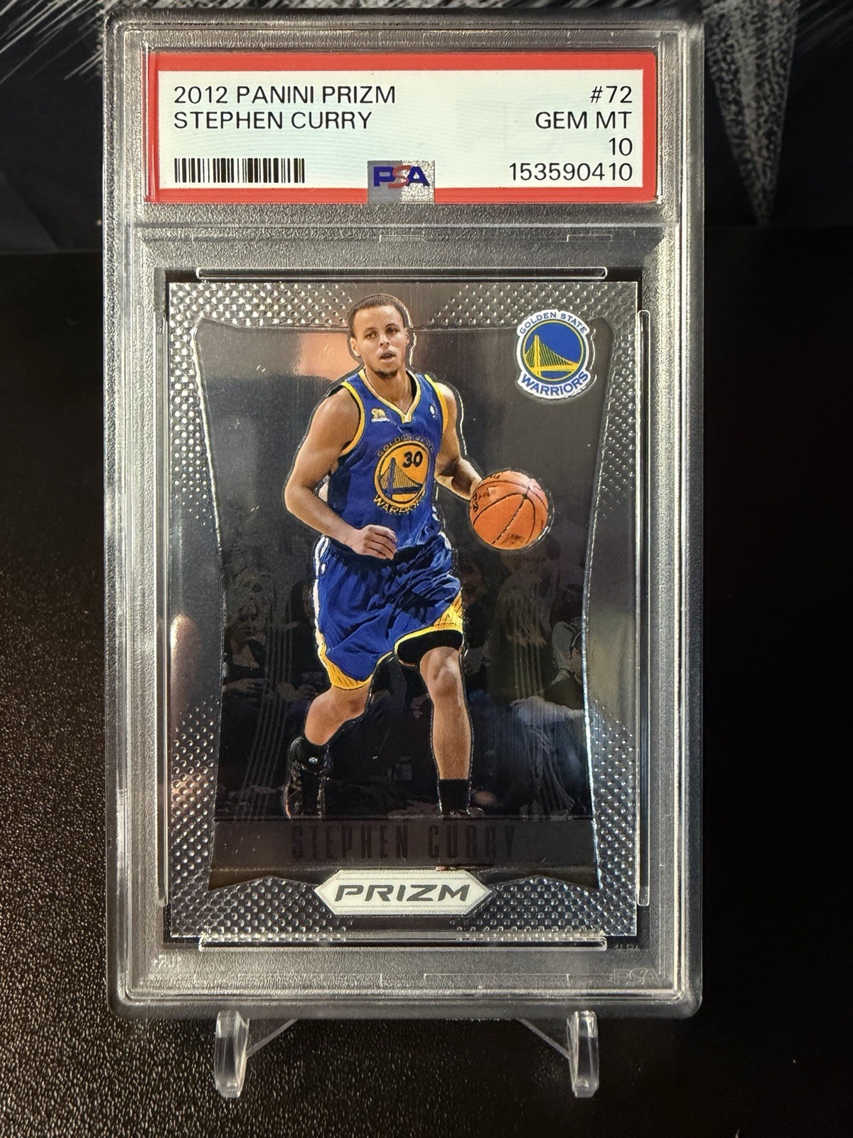 2012 Panini Prizm Stephen Curry Base #72 PSA 10 2012 Panini Prizm Stephen Curry Base #72 PSA 10