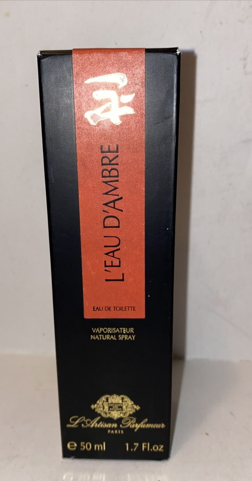 VINTAGE L\'Artisan Parfumeur L\'eau D\'Ambre Eau de Toilette 1.7oz/50ml New In Box VINTAGE L\'Artisan Parfumeur L\'eau D\'Ambre Eau de Toilette 1.7oz/50ml New In Box