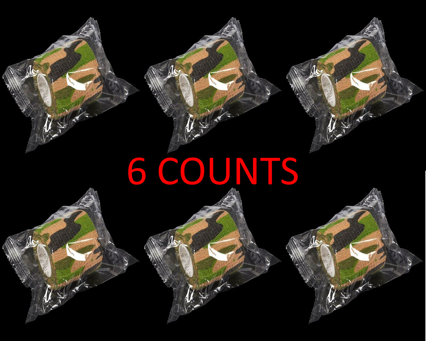 6/12/24pcs Tattoo Camouflage Sensi-Wrap Self Adherent Individual Wrap 2