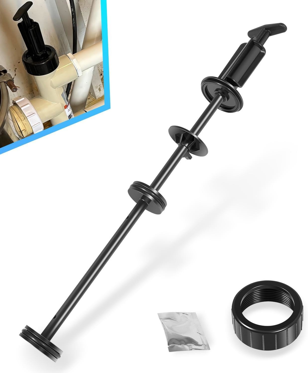 263055 Piston Shaft Assembly Replacement Kit For Pentair PVC Slide Pool Valve