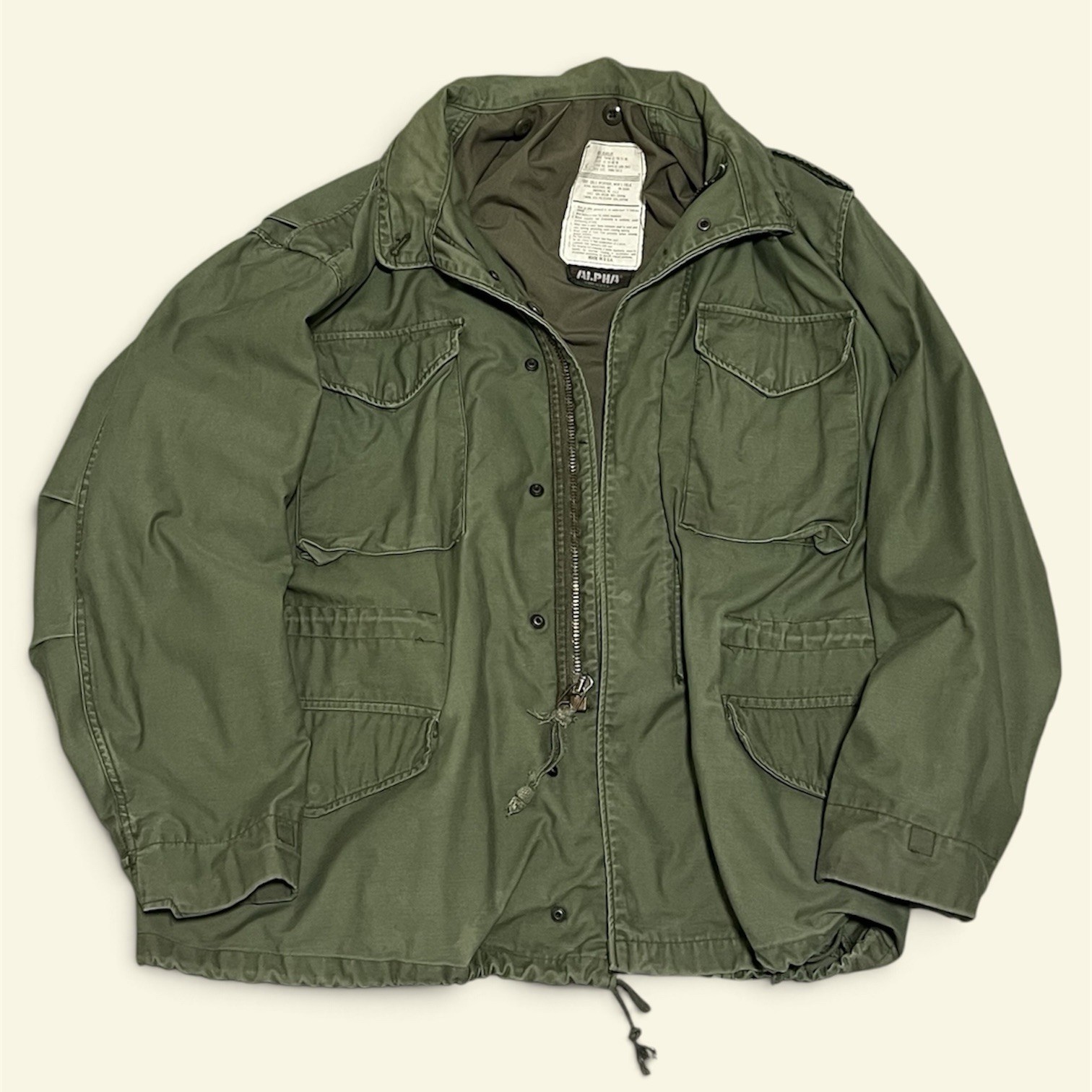 Vintage Alpha Industries Army M-65 Military Field Jacket