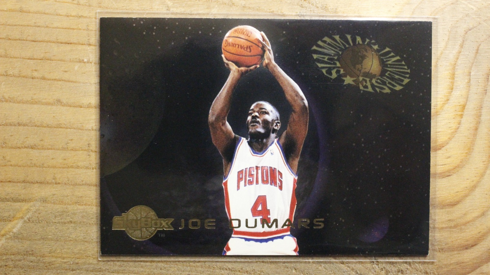 Joe Dumars 1995/96 Skybox Basketball Slammin Universe #SU5