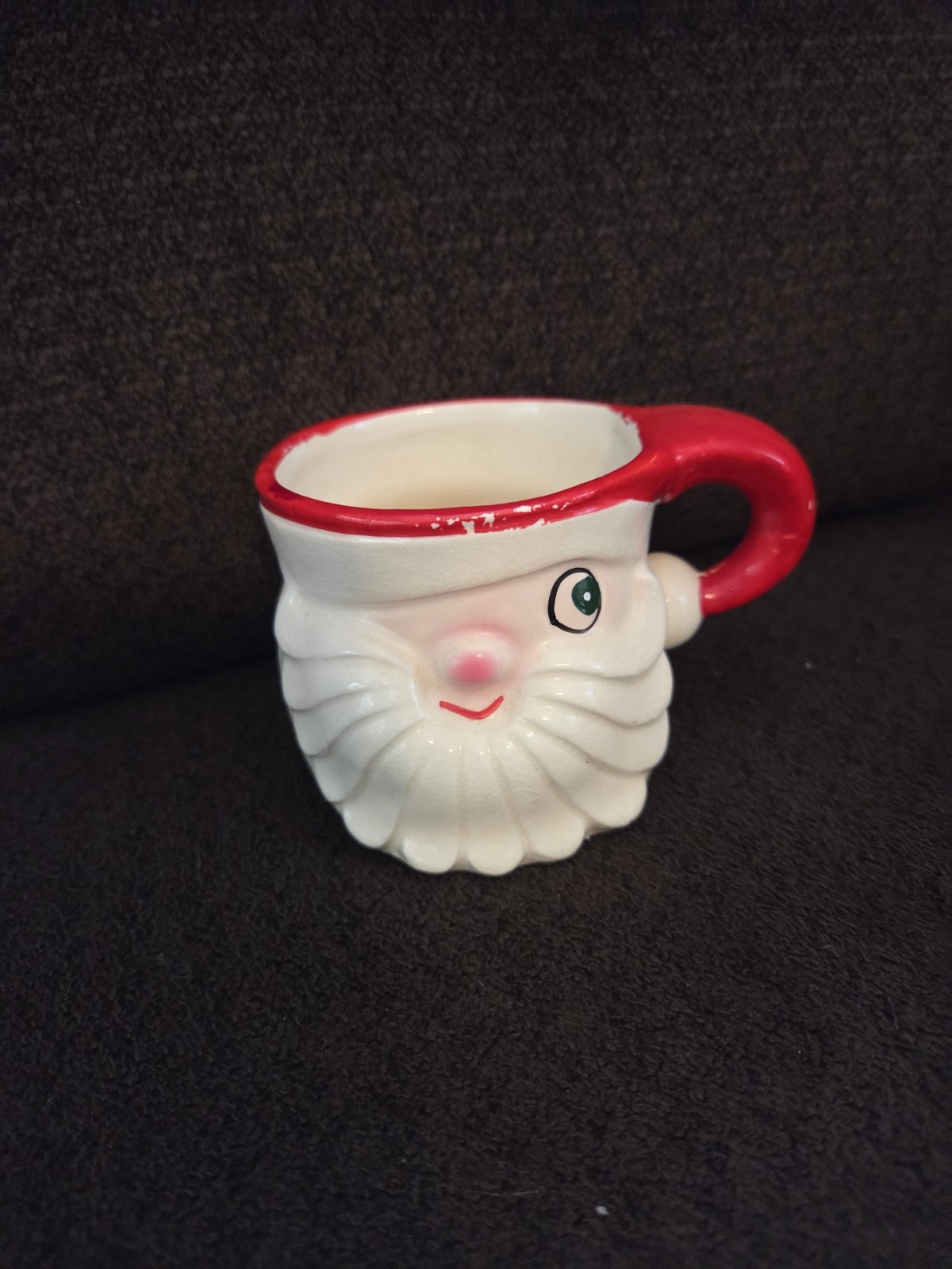 Vintage Holt Howard 1959 winking Santa mug Ceramic