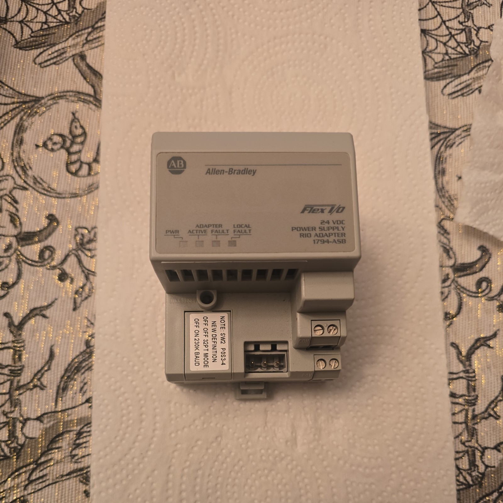 1794-ASB Ser. E F/W Rev. H | Allen-Bradley FLEX Remote I/O Adapter 24VDC 1794-ASB Ser. E F/W Rev. H | Allen-Bradley FLEX Remote I/O Adapter 24VDC