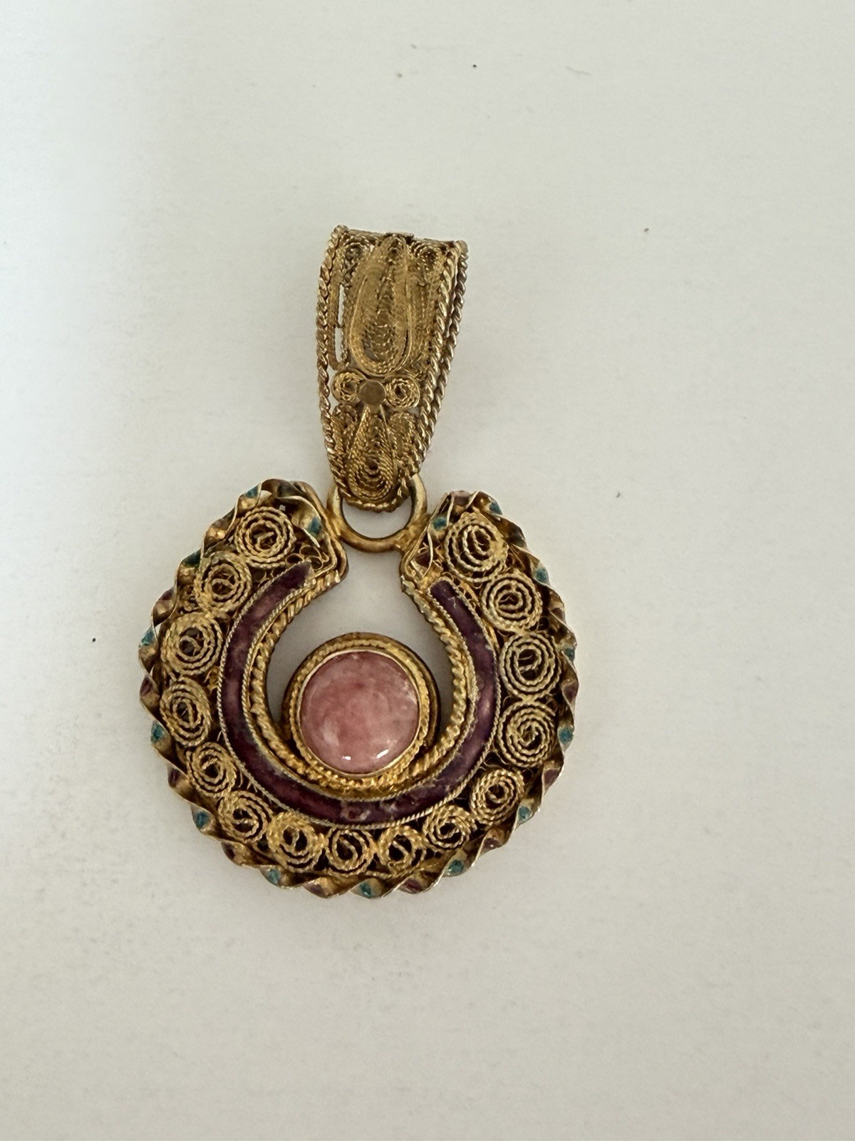 Gorgeous Sterling antique filigree pendant intricate openwork details b4 Gorgeous Sterling antique filigree pendant intricate openwork details b4