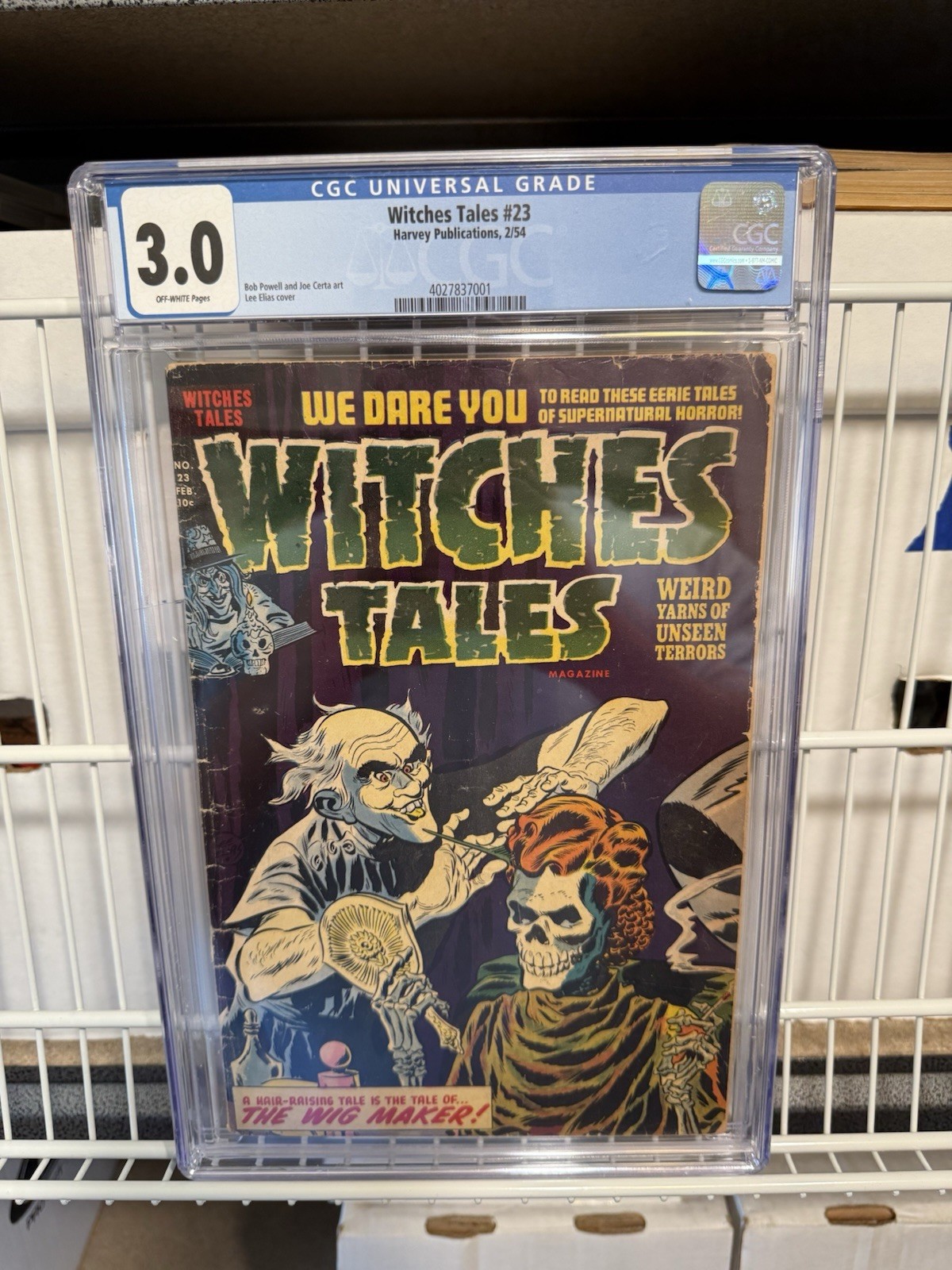 Witches Tales #23 CGC 3.0 1954 Barber Skeleton Pre Code Horror Golden Age PCH Witches Tales #23 CGC 3.0 1954 Barber Skeleton Pre Code Horror Golden Age PCH