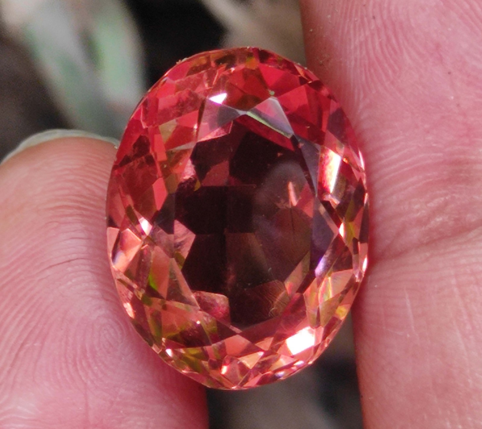 EGL Certified  NATURAL 20.50 Ct Nice Oval Cut Zultanite 7 Color Loose Gemstone